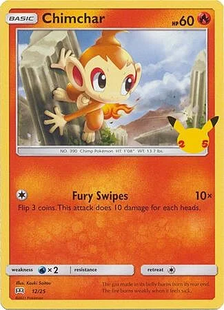 Chimchar — McDonald's Collection 25th Anniversary