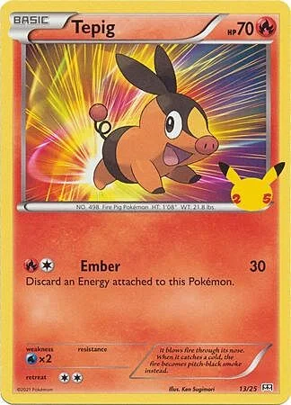 Tepig — McDonald's Collection 25th Anniversary