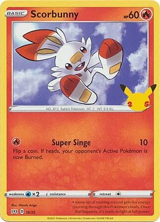 Scorbunny — McDonald's Collection 25th Anniversary