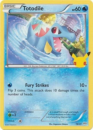 Totodile — McDonald's Collection 25th Anniversary