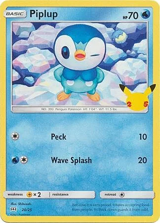 Piplup — McDonald's Collection 25th Anniversary