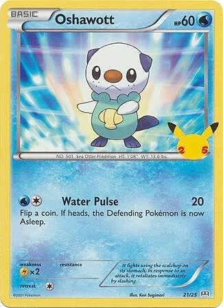 Oshawott — McDonald's Collection 25th Anniversary