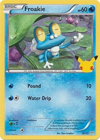 Froakie — McDonald's Collection 25th Anniversary