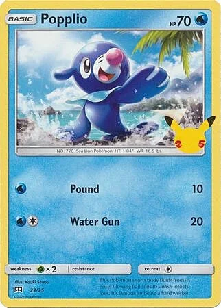Popplio — McDonald's Collection 25th Anniversary