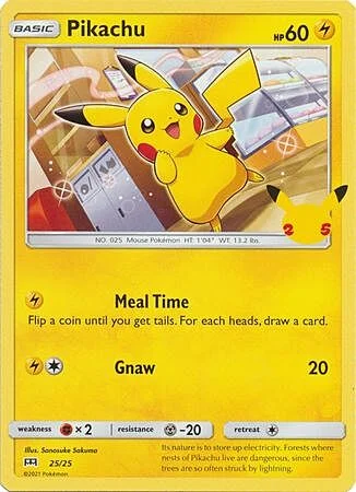 Pikachu — McDonald's Collection 25th Anniversary