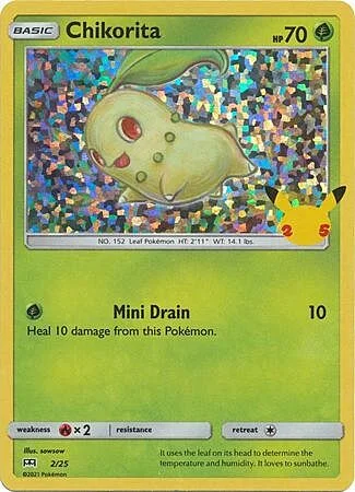 Chikorita — McDonald's Collection 25th Anniversary