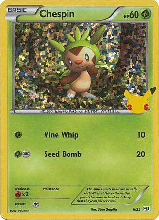Chespin — McDonald's Collection 25th Anniversary