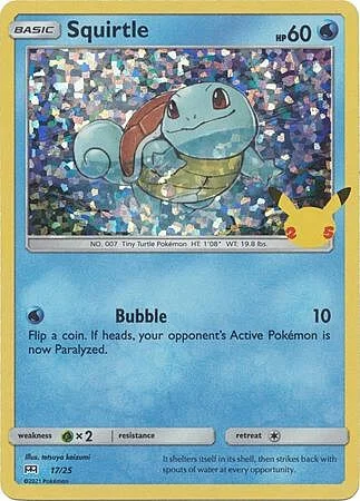 Squirtle — McDonald's Collection 25th Anniversary