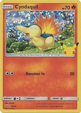 Cyndaquil — McDonald's Collection 25th Anniversary