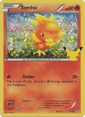 Torchic — McDonald's Collection 25th Anniversary
