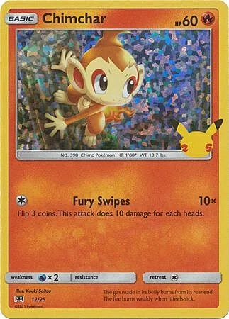 Chimchar — McDonald's Collection 25th Anniversary