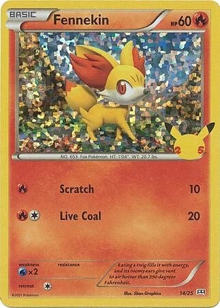 Fennekin — McDonald's Collection 25th Anniversary