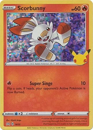 Scorbunny — McDonald's Collection 25th Anniversary