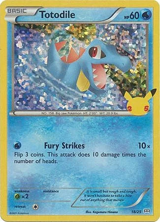 Totodile — McDonald's Collection 25th Anniversary