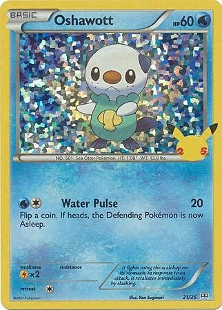 Oshawott — McDonald's Collection 25th Anniversary