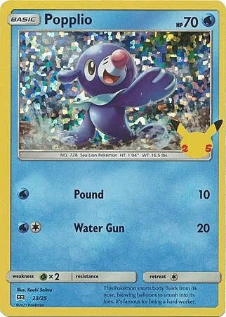 Popplio — McDonald's Collection 25th Anniversary