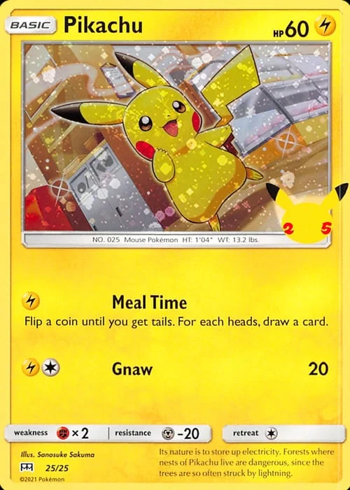 Pikachu — McDonald's Collection 25th Anniversary