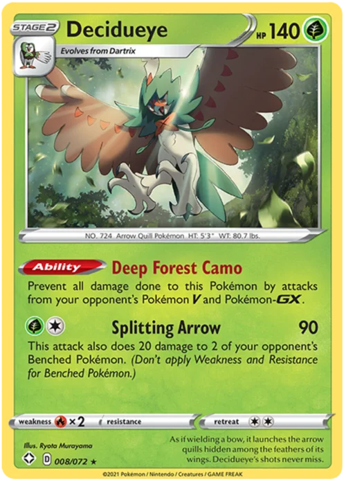 Decidueye — Shining Fates