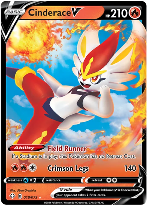 Cinderace V — Shining Fates