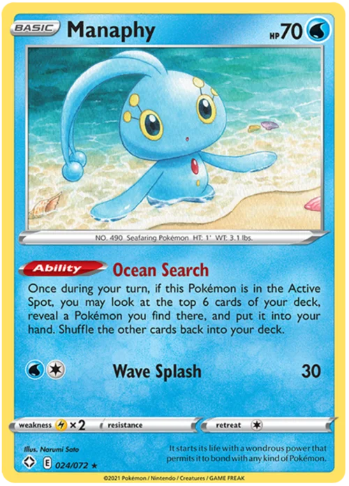 Manaphy — Shining Fates