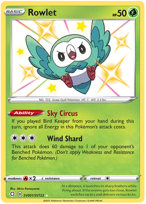Rowlet — Shining Fates