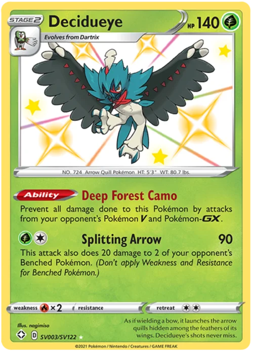 Decidueye — Shining Fates