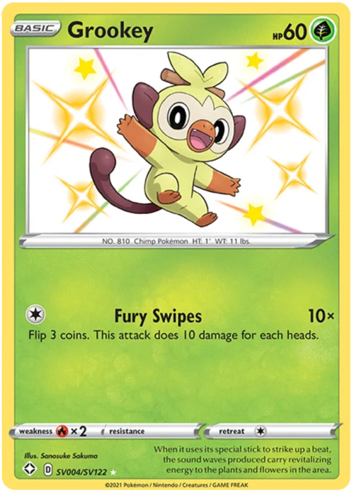 Grookey — Shining Fates