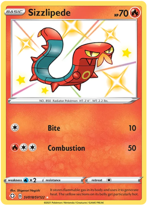 Sizzlipede — Shining Fates