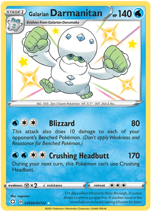 Galarian Darmanitan — Shining Fates