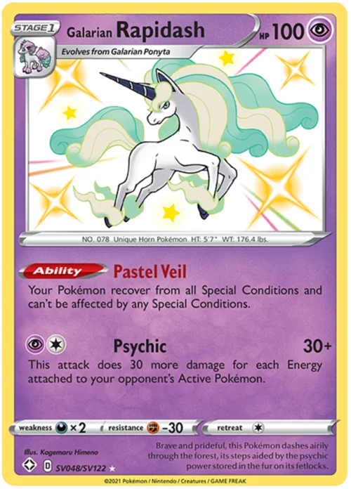 Galarian Rapidash — Shining Fates