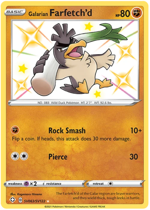 Galarian Farfetch'd — Shining Fates