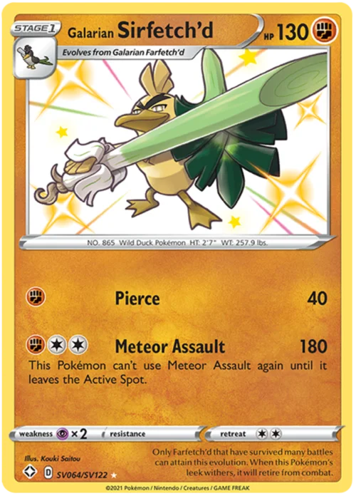 Galarian Sirfetch'd — Shining Fates