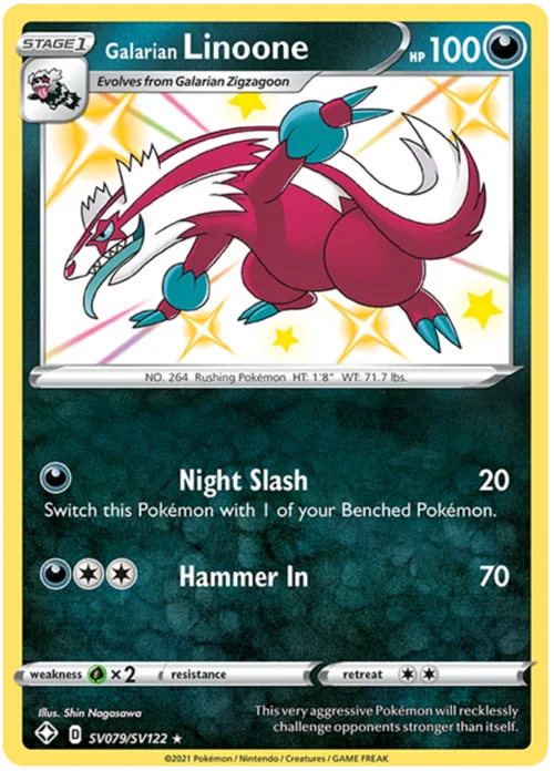 Galarian Linoone — Shining Fates