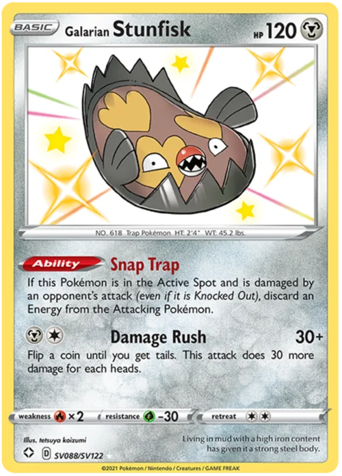 Galarian Stunfisk — Shining Fates