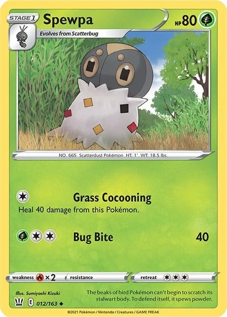 Spewpa — Battle Styles