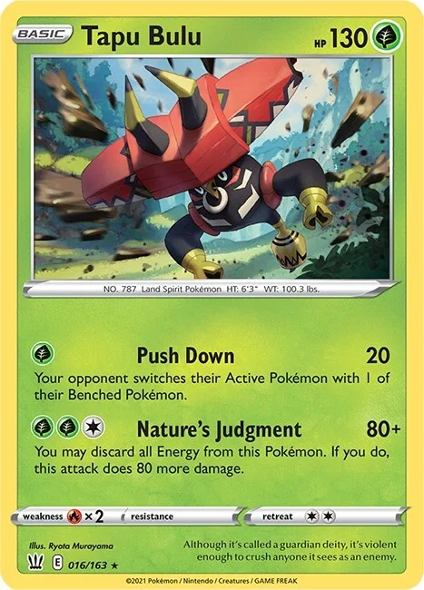Tapu Bulu — Battle Styles