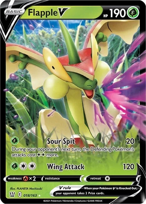 Flapple V — Battle Styles
