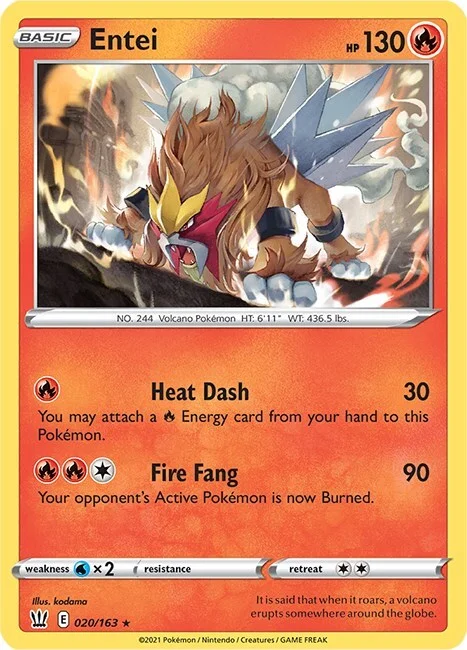 Entei — Battle Styles