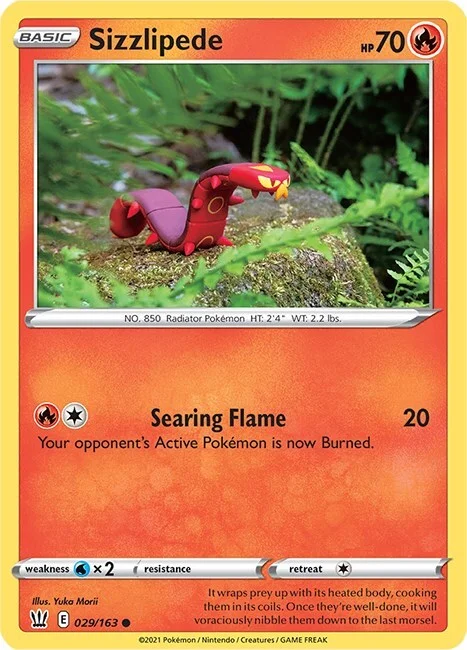 Sizzlipede — Battle Styles