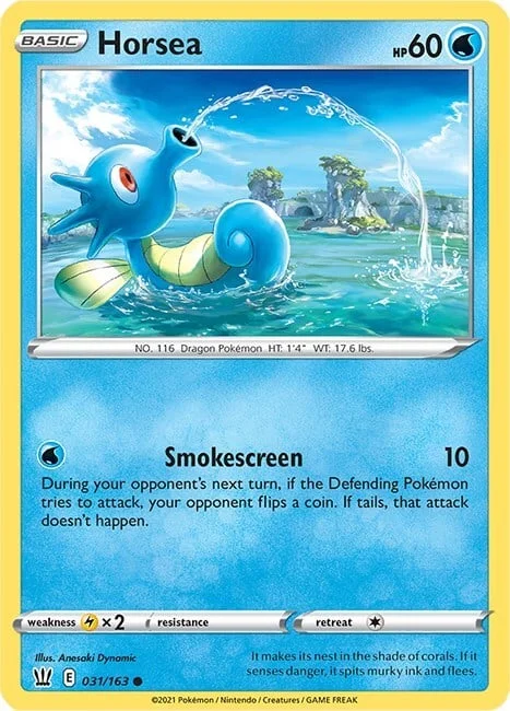 Horsea — Battle Styles