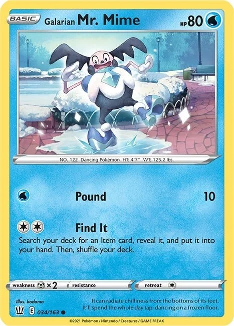 Galarian Mr. Mime — Battle Styles