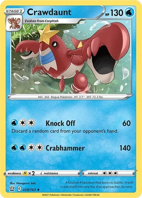 Crawdaunt — Battle Styles