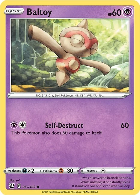 Baltoy — Battle Styles