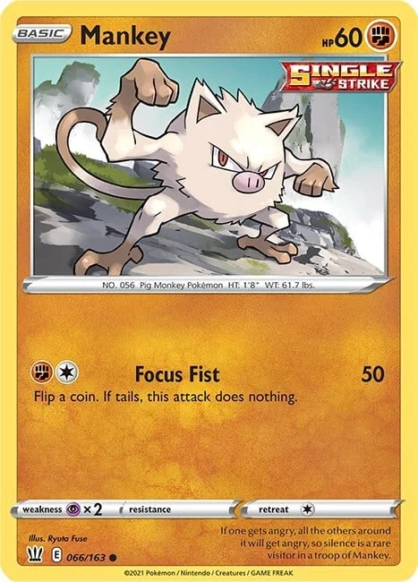 Mankey — Battle Styles