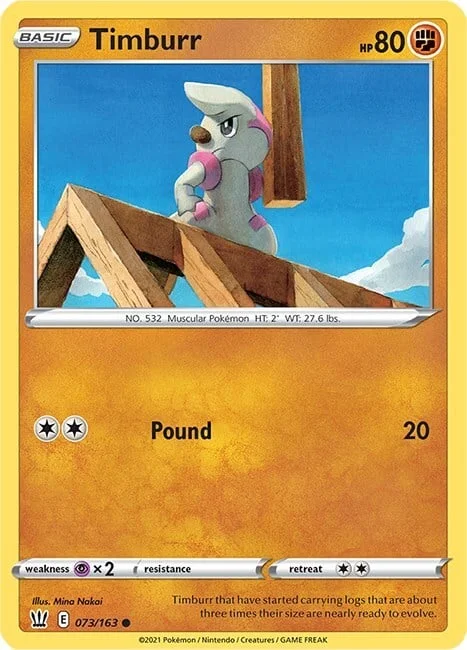 Timburr — Battle Styles