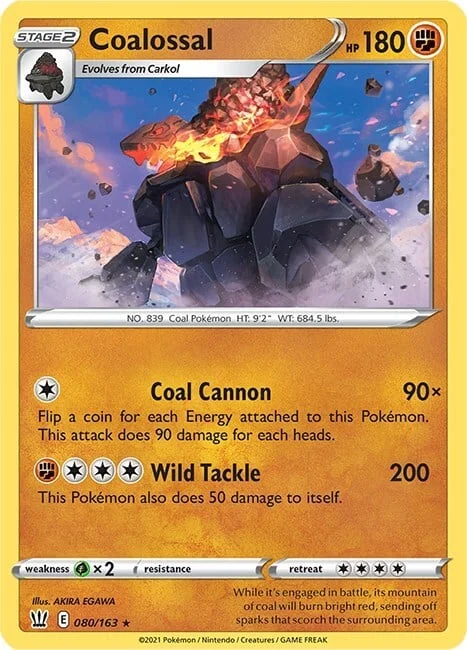 Coalossal — Battle Styles