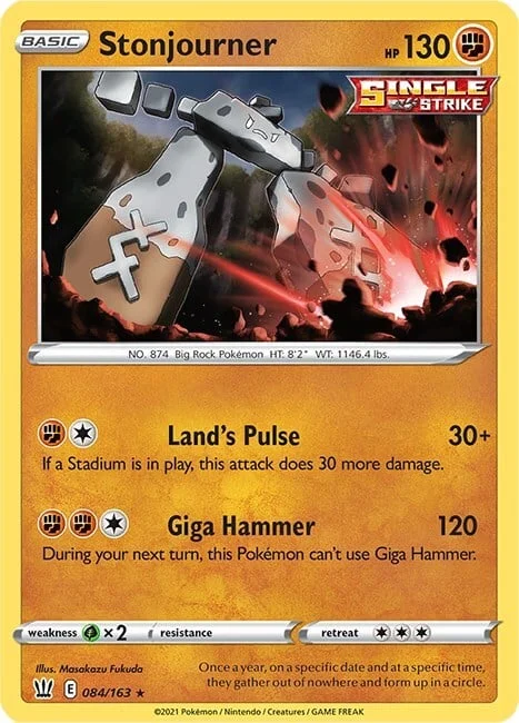 Stonjourner — Battle Styles