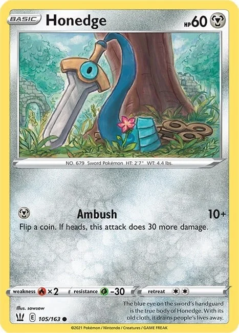 Honedge — Battle Styles