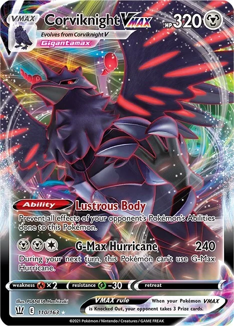 Corviknight VMAX — Battle Styles