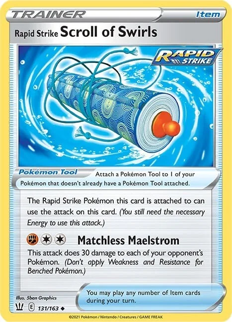 Rapid Strike Scroll of Swirls — Battle Styles